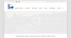 Desktop Screenshot of gabelstapler-finger.com