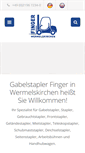 Mobile Screenshot of gabelstapler-finger.com